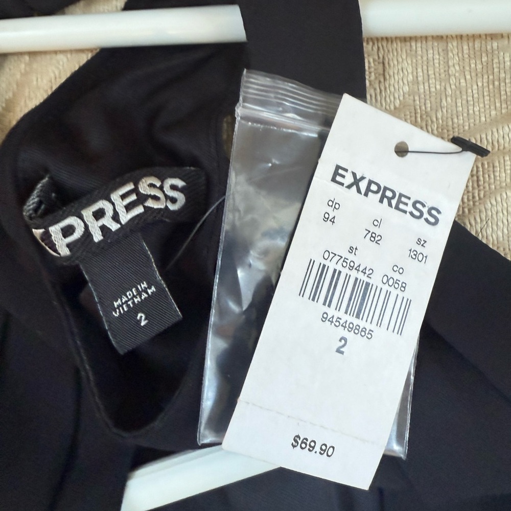 Express Black Mini Dress